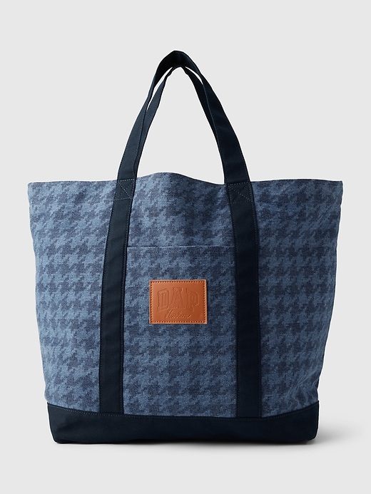 1 of 8 showing, with the color buxton blue of product GAP × DAP Denim Tote Bag
