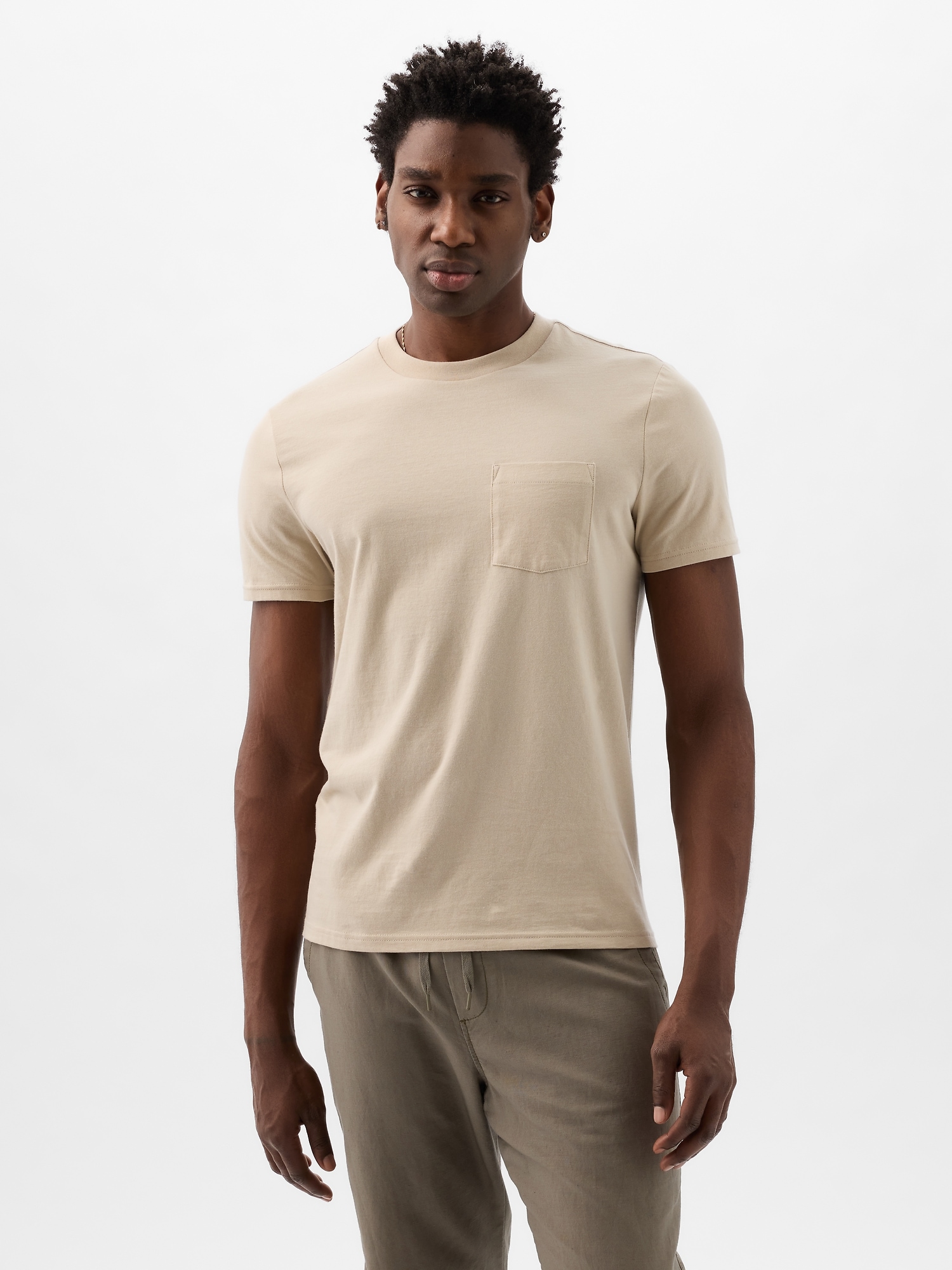 Shop Gap Organic Cotton Pocket T-shirt In Bedrock