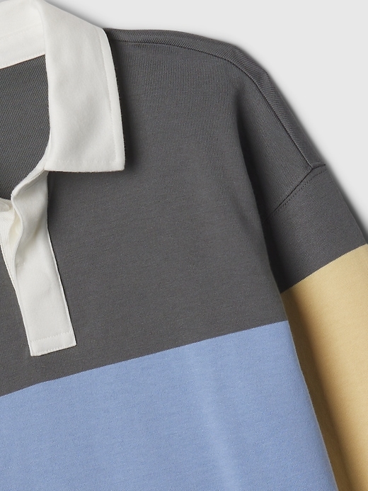 2 of 8 showing, with the color COLORBLOCK of product Kids Rugby Polo Shirt