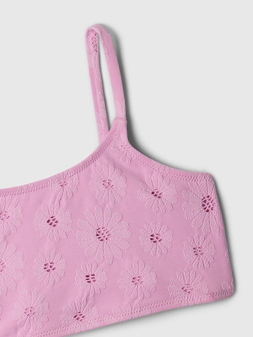 2 of 8 showing, with the color sugar pink of product Kids Swim Two-Piece
