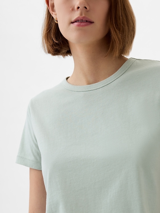 Image number 10 showing, Organic Cotton Vintage Shrunken T-Shirt