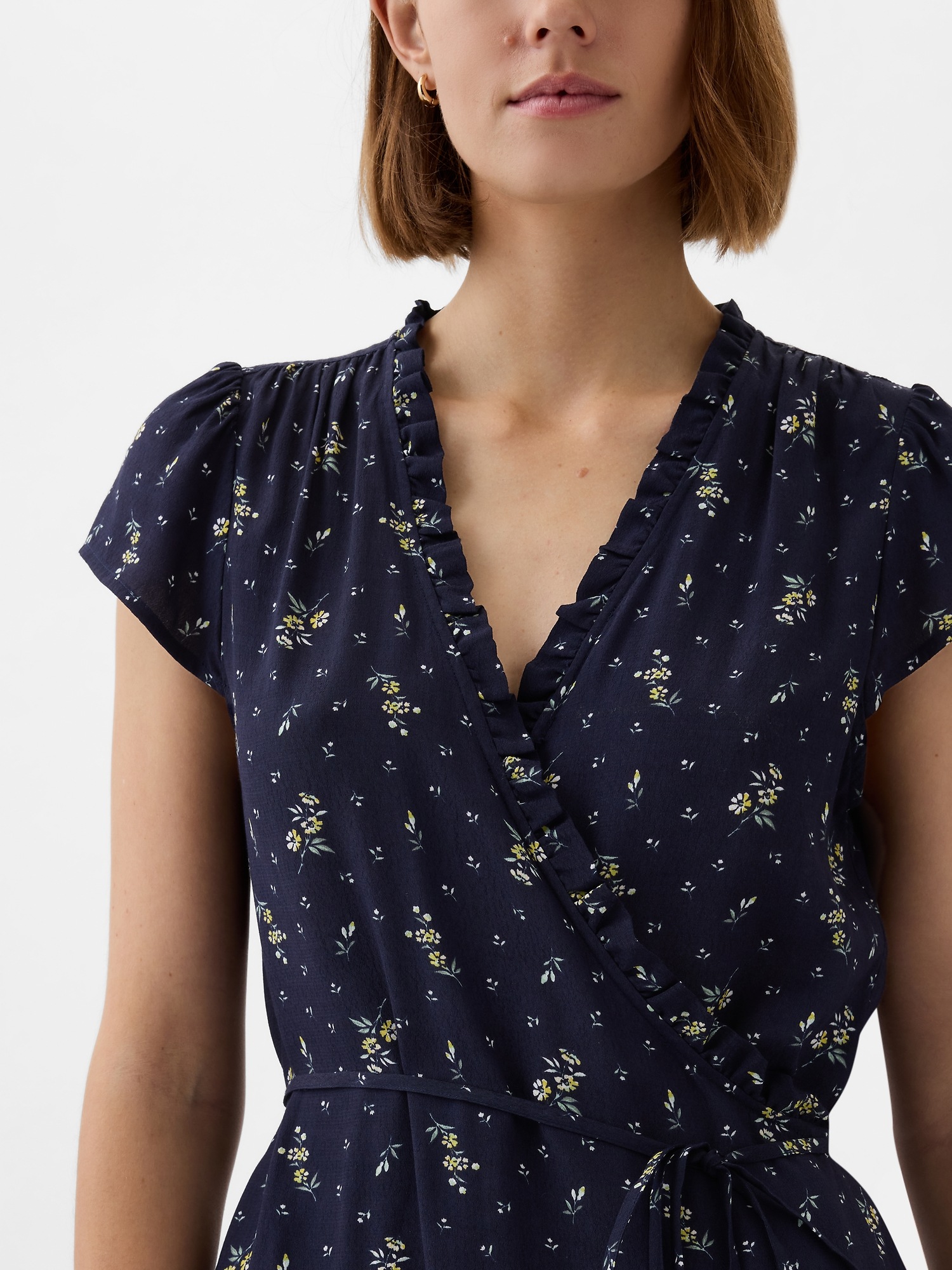 The gap wrap dress sale