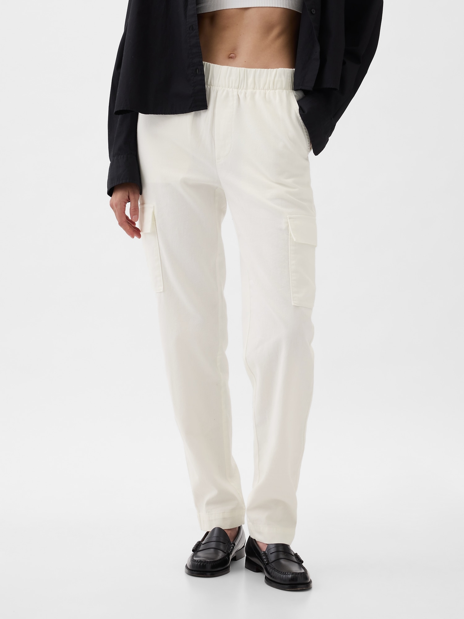 Shop White Rayon Pants Online - Women Plus