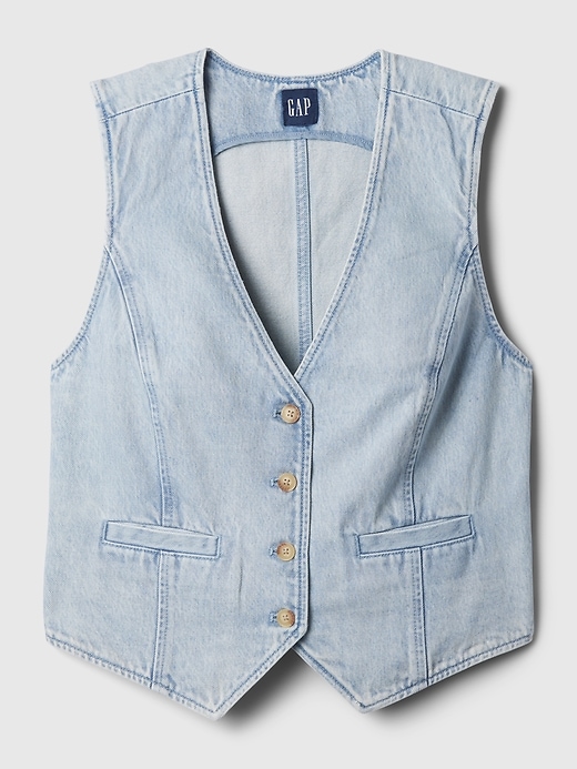 Image number 4 showing, Denim Vest