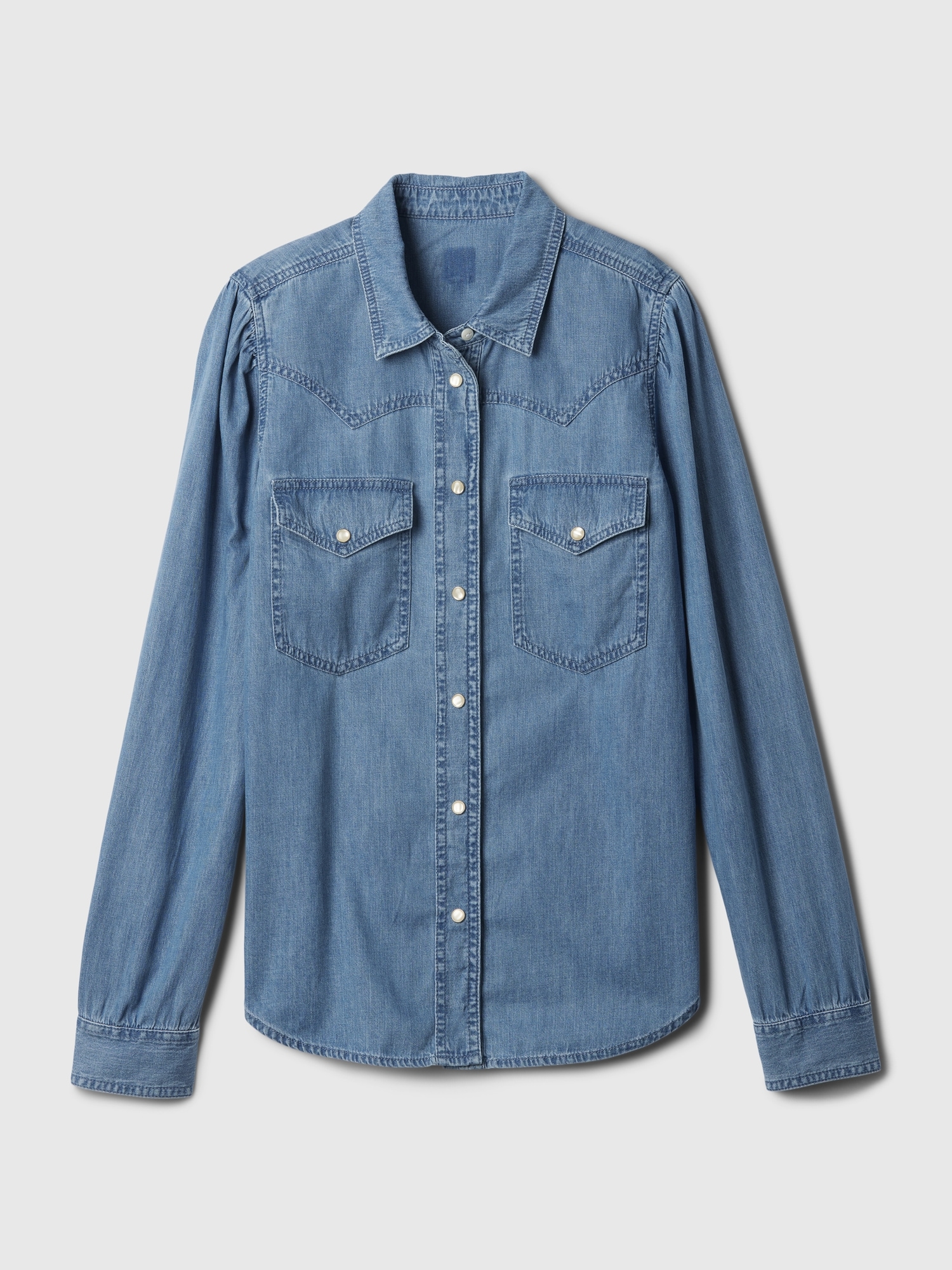 Gap jean best sale shirt