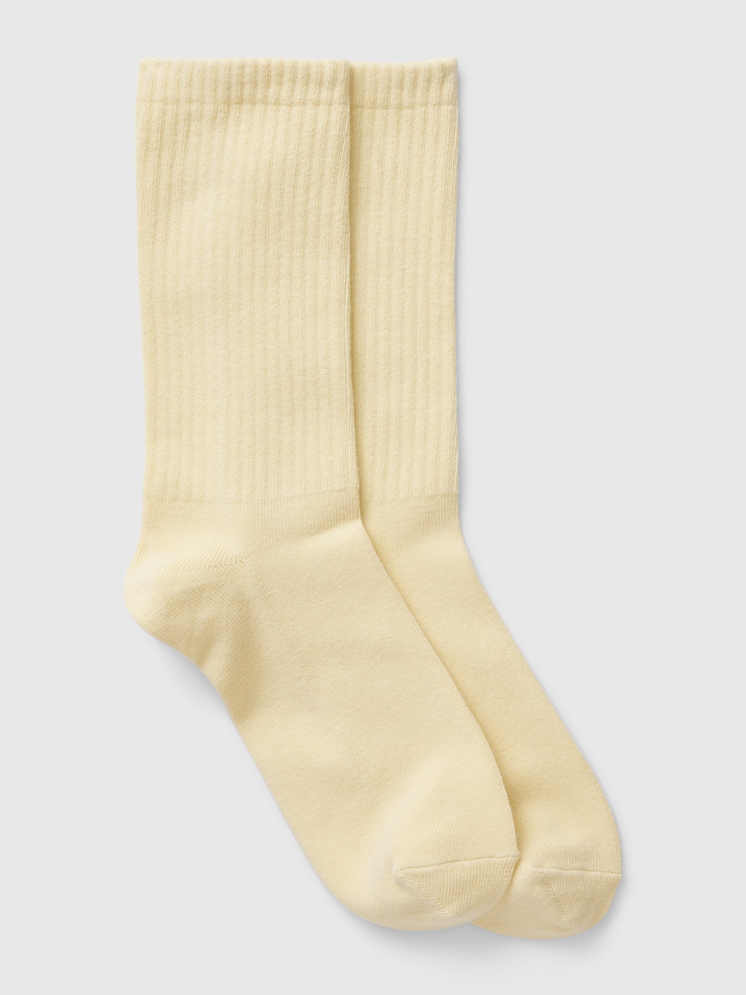Gap Cotton Crew Socks In Maize Yellow
