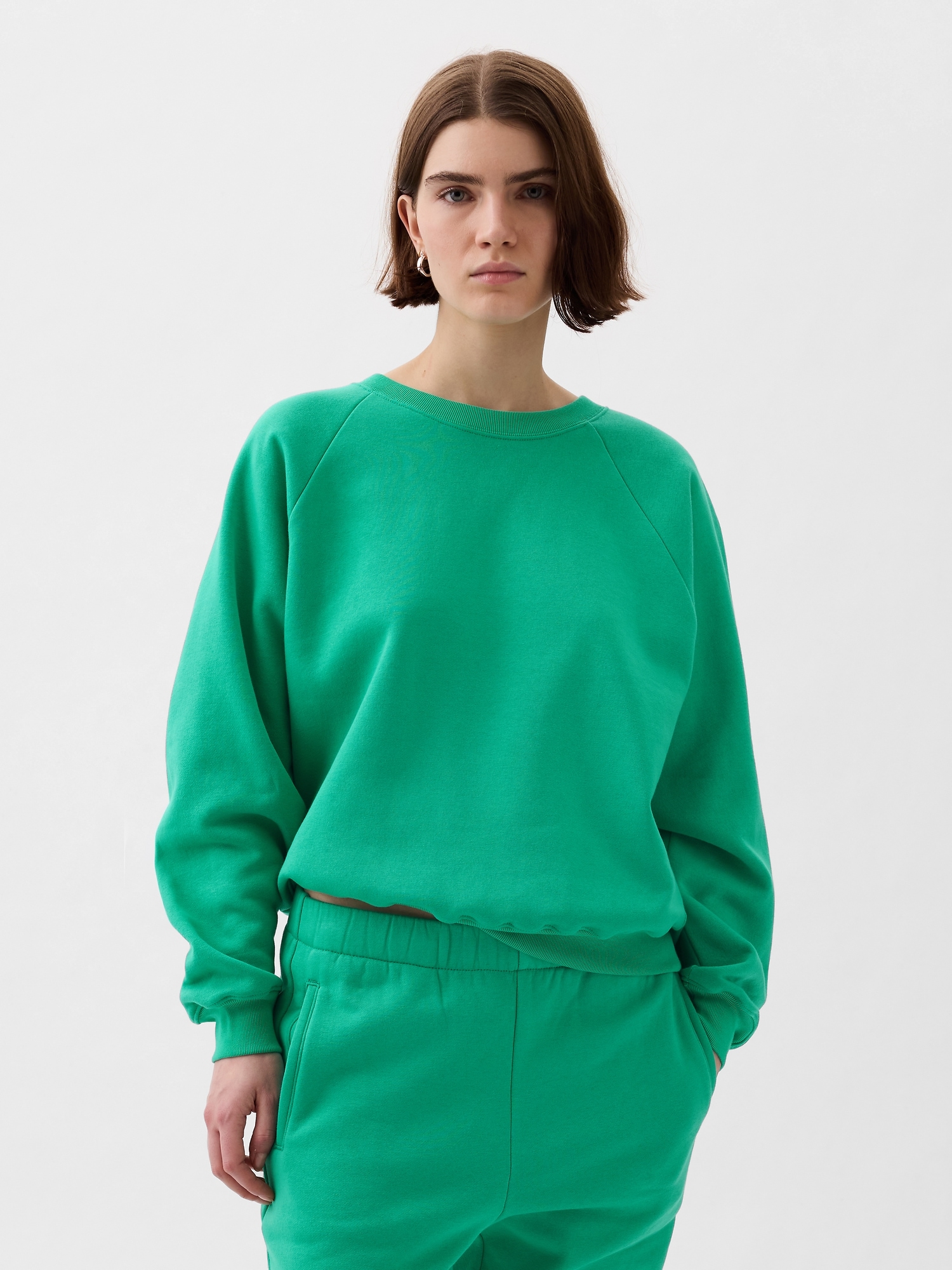 Vintage Soft Raglan Sweatshirt Gap