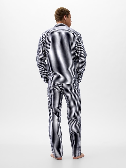 Image number 2 showing, Adult Poplin Pajama Set