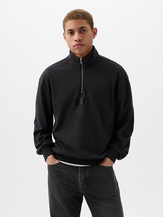 Mini Logo Half-Zip Pullover | Gap