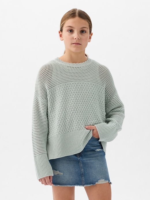 Image number 4 showing, Kids Crochet Sweater