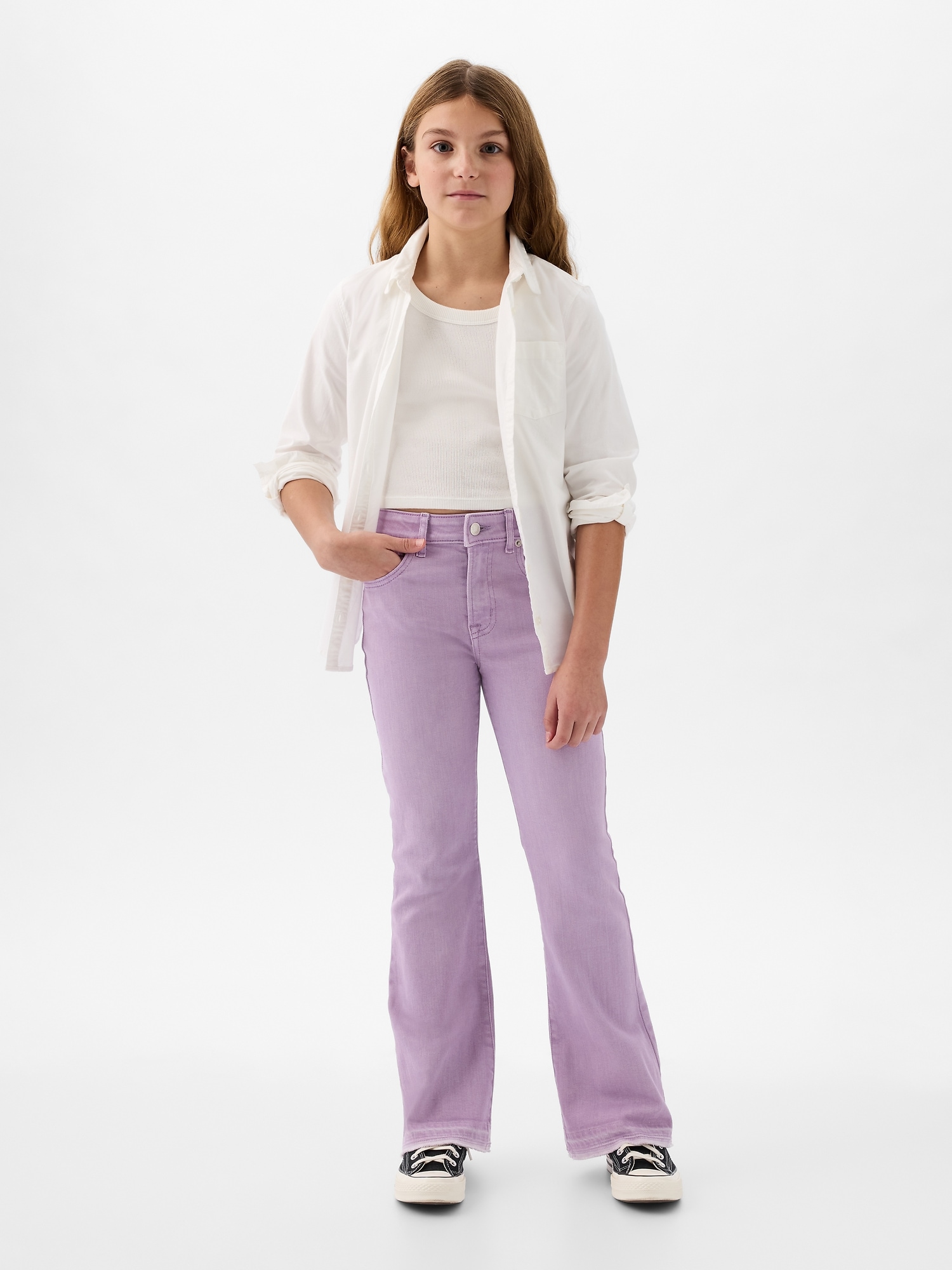 Kids High Rise '70s Flare Jeans | Gap