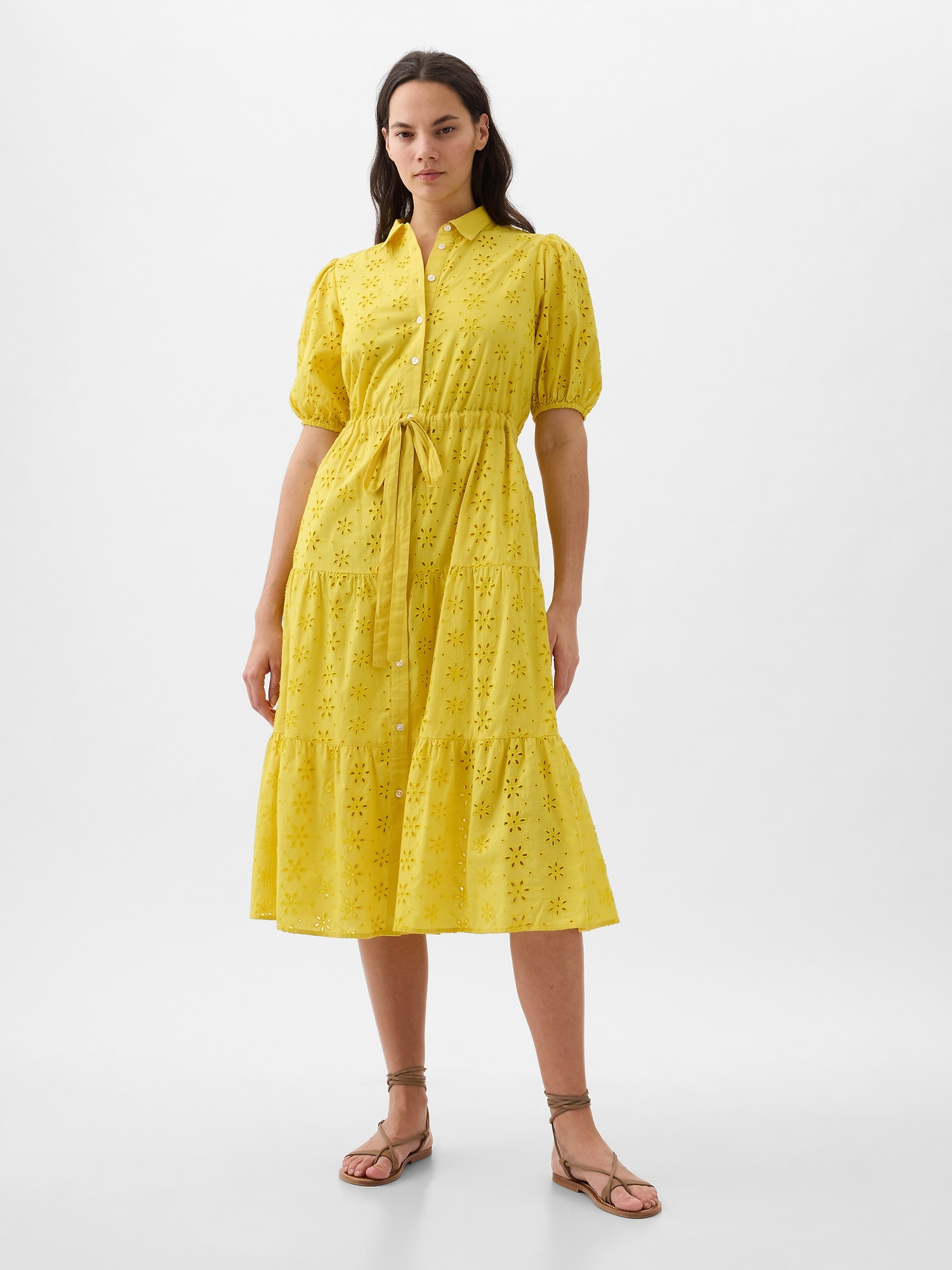 Gap eyelet cheap dress