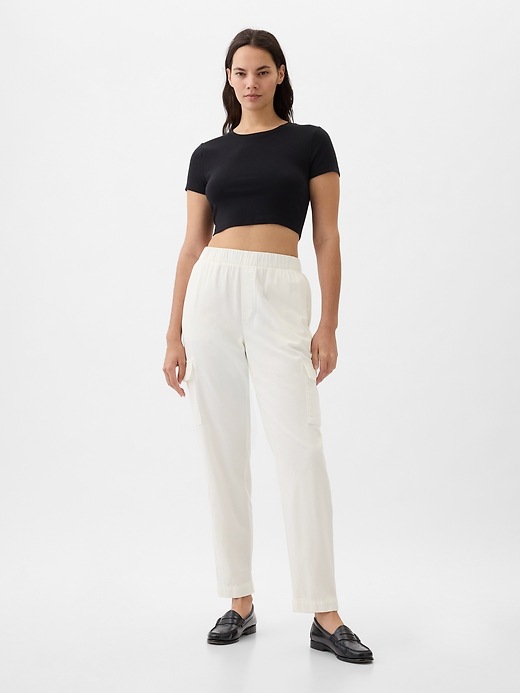 Image number 10 showing, Mid Rise Twill Cargo Pants