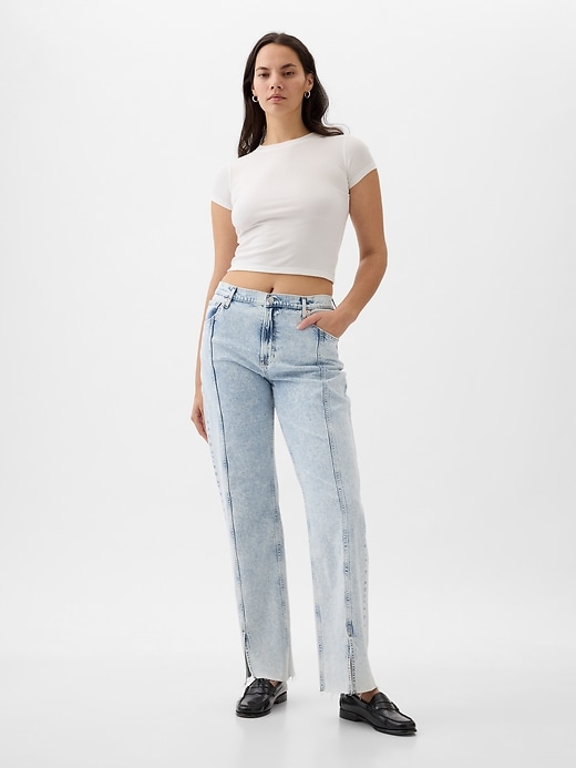 Image number 5 showing, Mid Rise '90s Loose Jeans