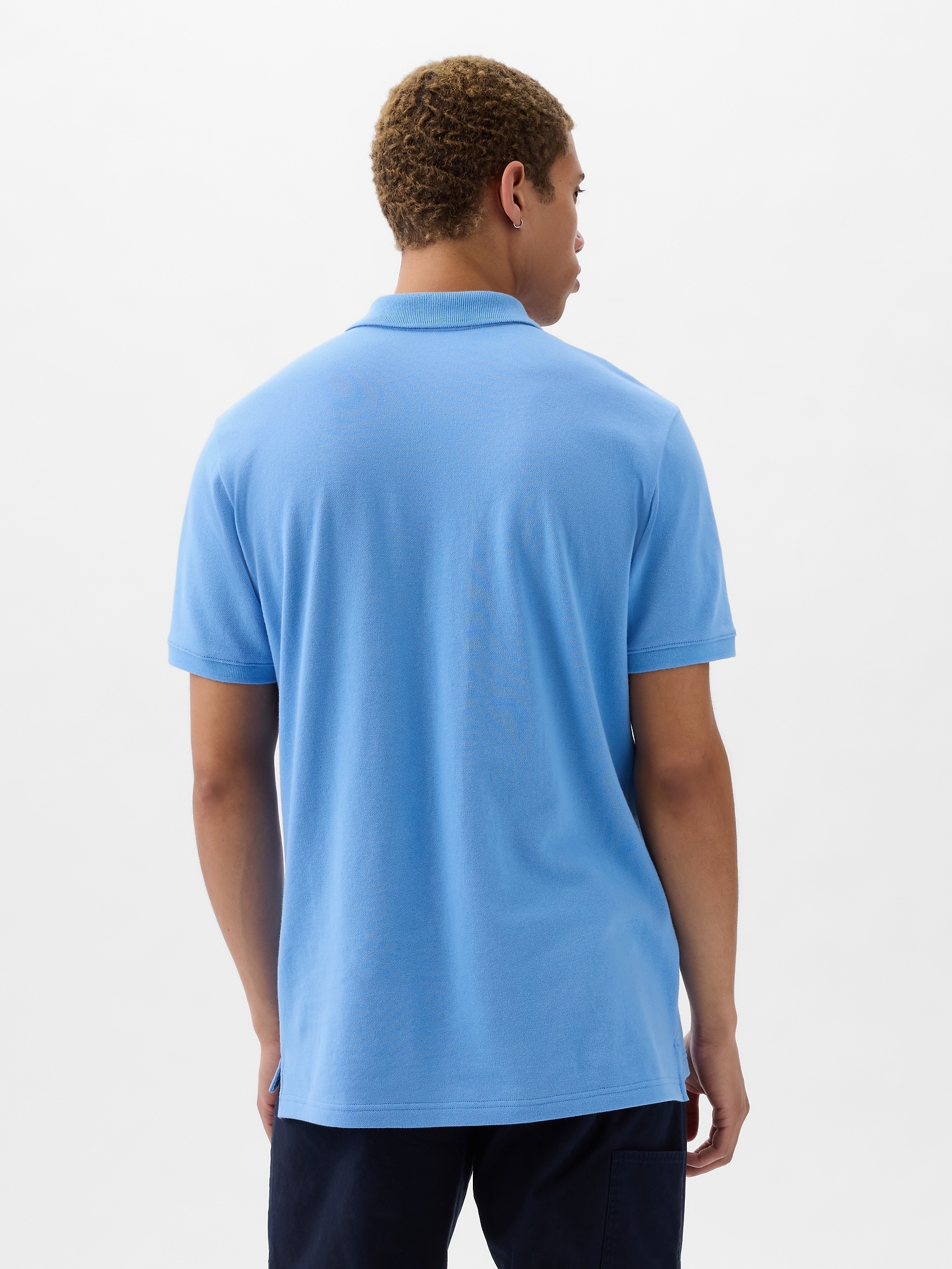Pique Polo Shirt Gap
