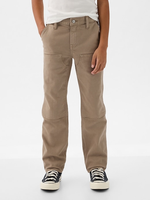 2 of 8 showing, with the color flannel taupe of product '90s Original Carpenter Jeans