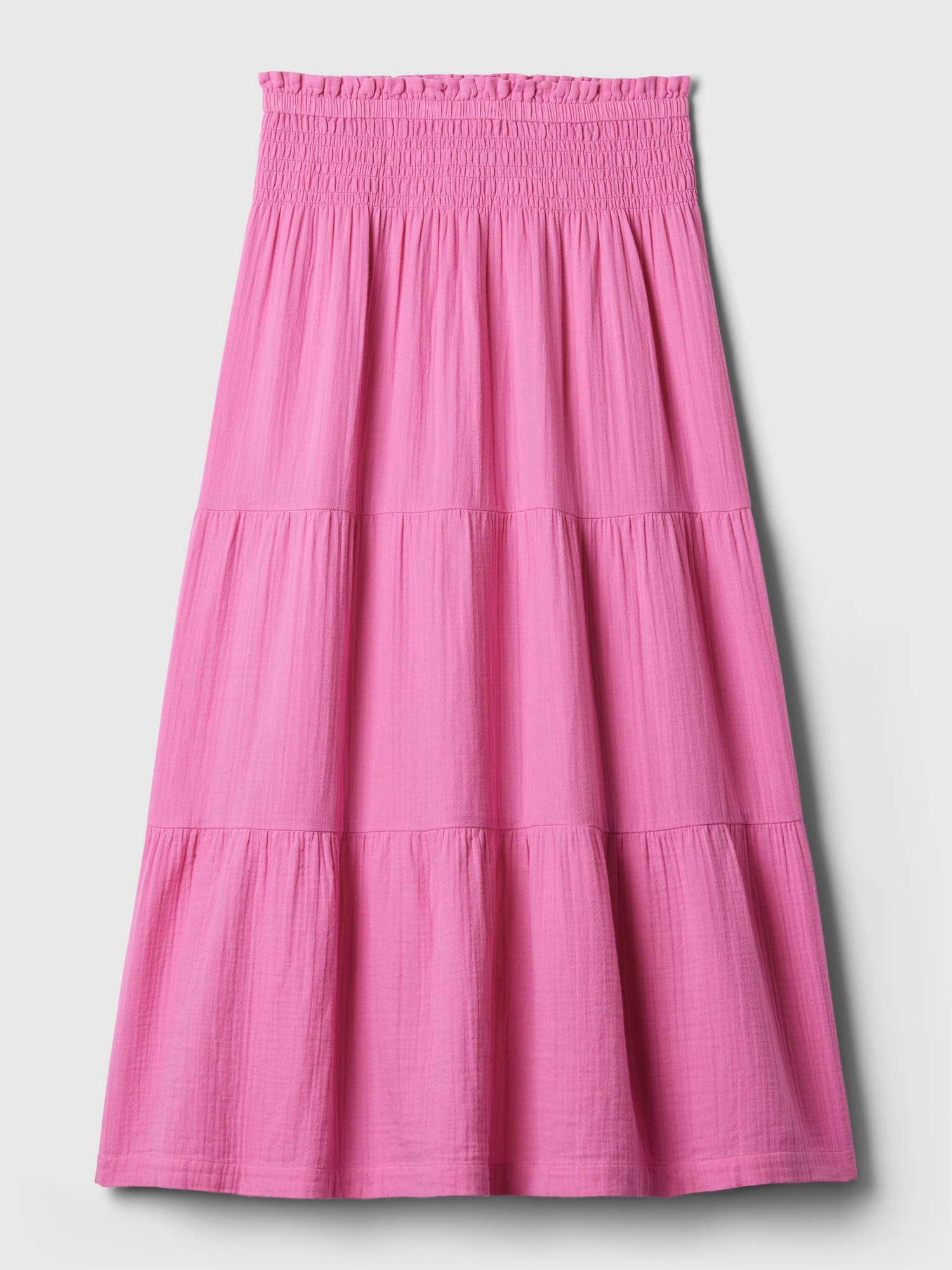 Crinkle Gauze Tiered Maxi Skirt Gap Crinkle Gauze Tiered Maxi Skirt Gap