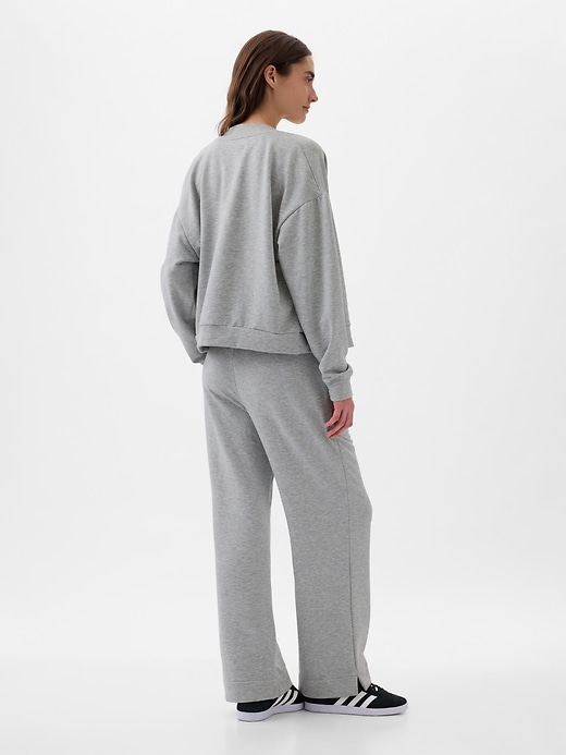 2 of 8 showing, with the color light heather gray of product Cloudlight Oversized Cardigan