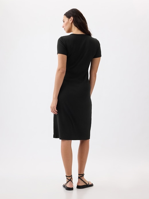 gap factory women's belted t-shirt midi dress Belted T-Shirt Midi Dress