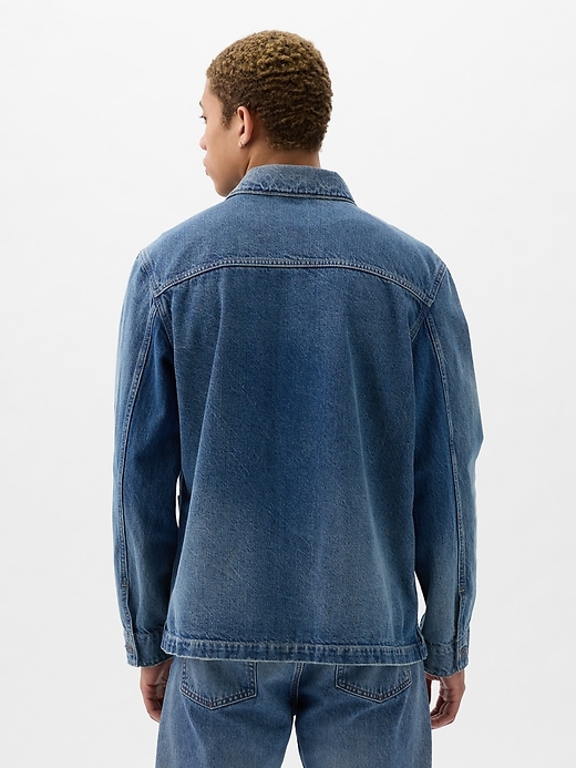 ジャケット・アウター GAP DENIM light wash chore jacket Relaxed Denim Chore Jacket | Gap Factory