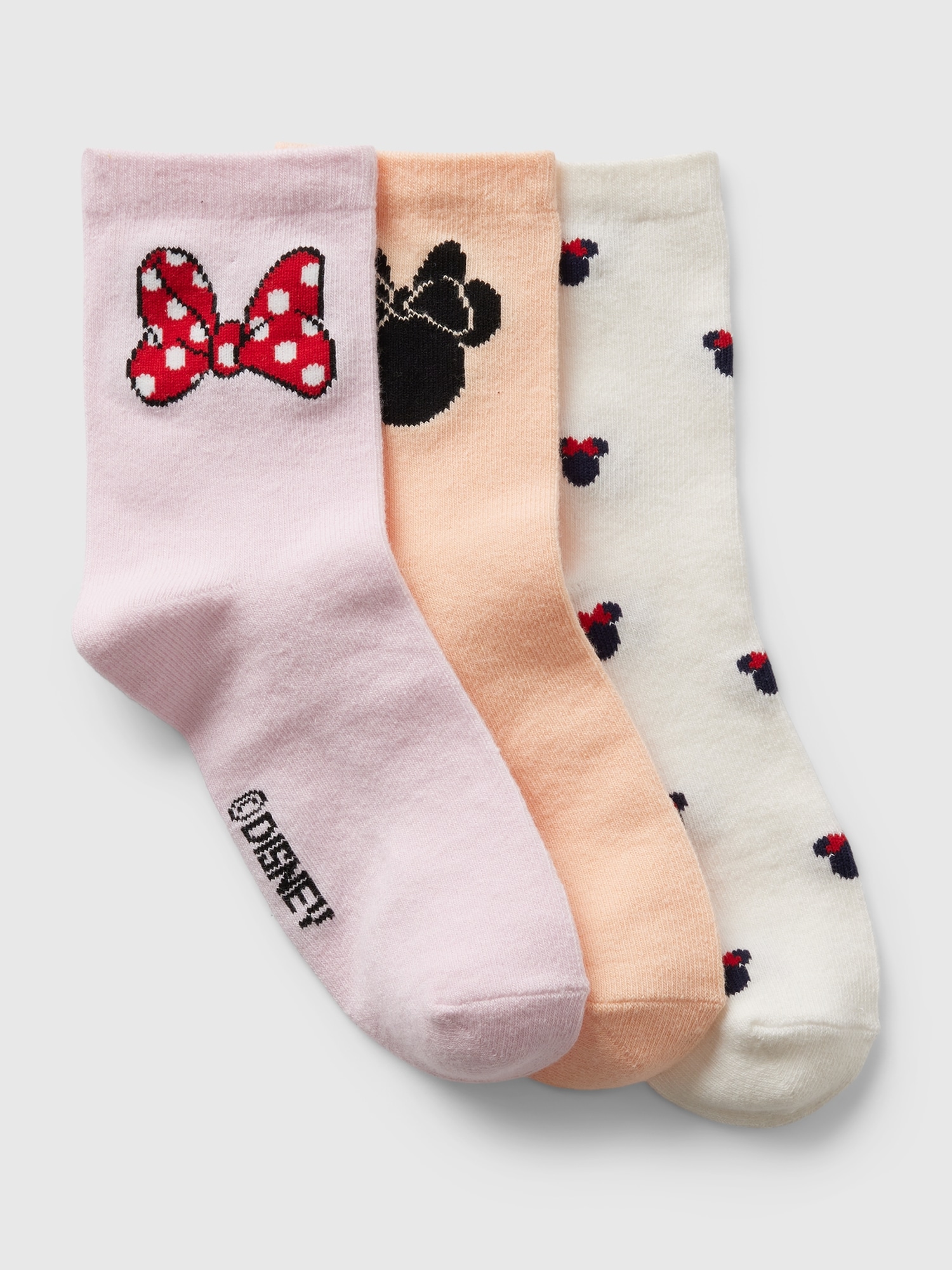 GapKids Disney Minnie Mouse Crew Socks (3Pack) Gap