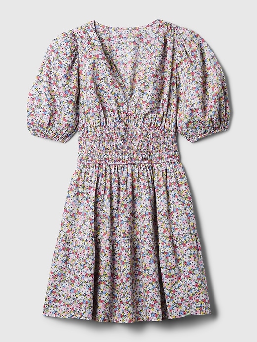 Image number 7 showing, Puff Sleeve Smocked Mini Dress