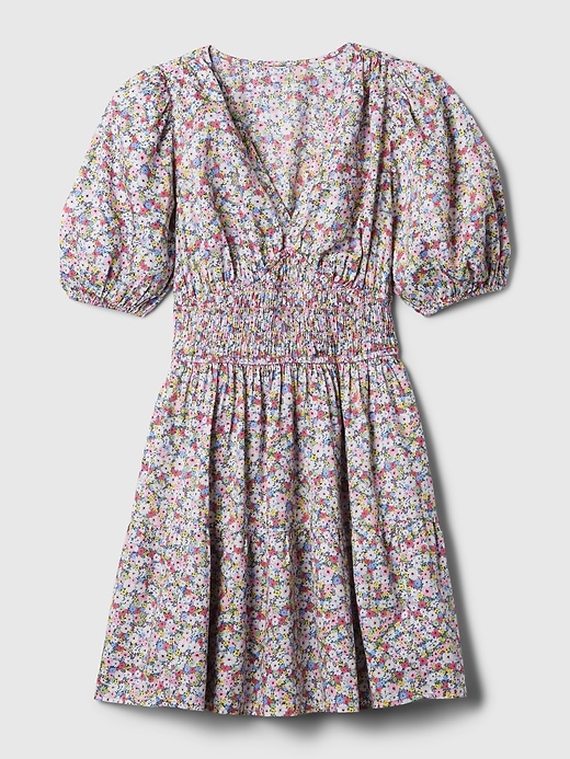 gap smocked mini dress Women's Smocked-Waist Mini Dress by Gap Light Blue & Navy Size XL