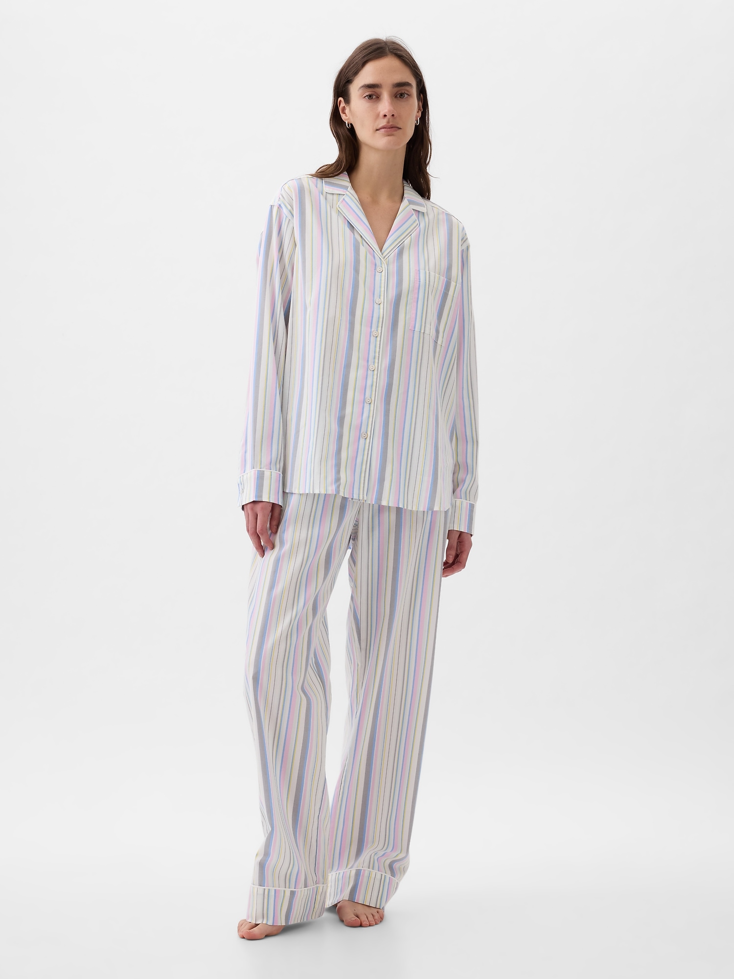 Poplin PJ Shirt Gap