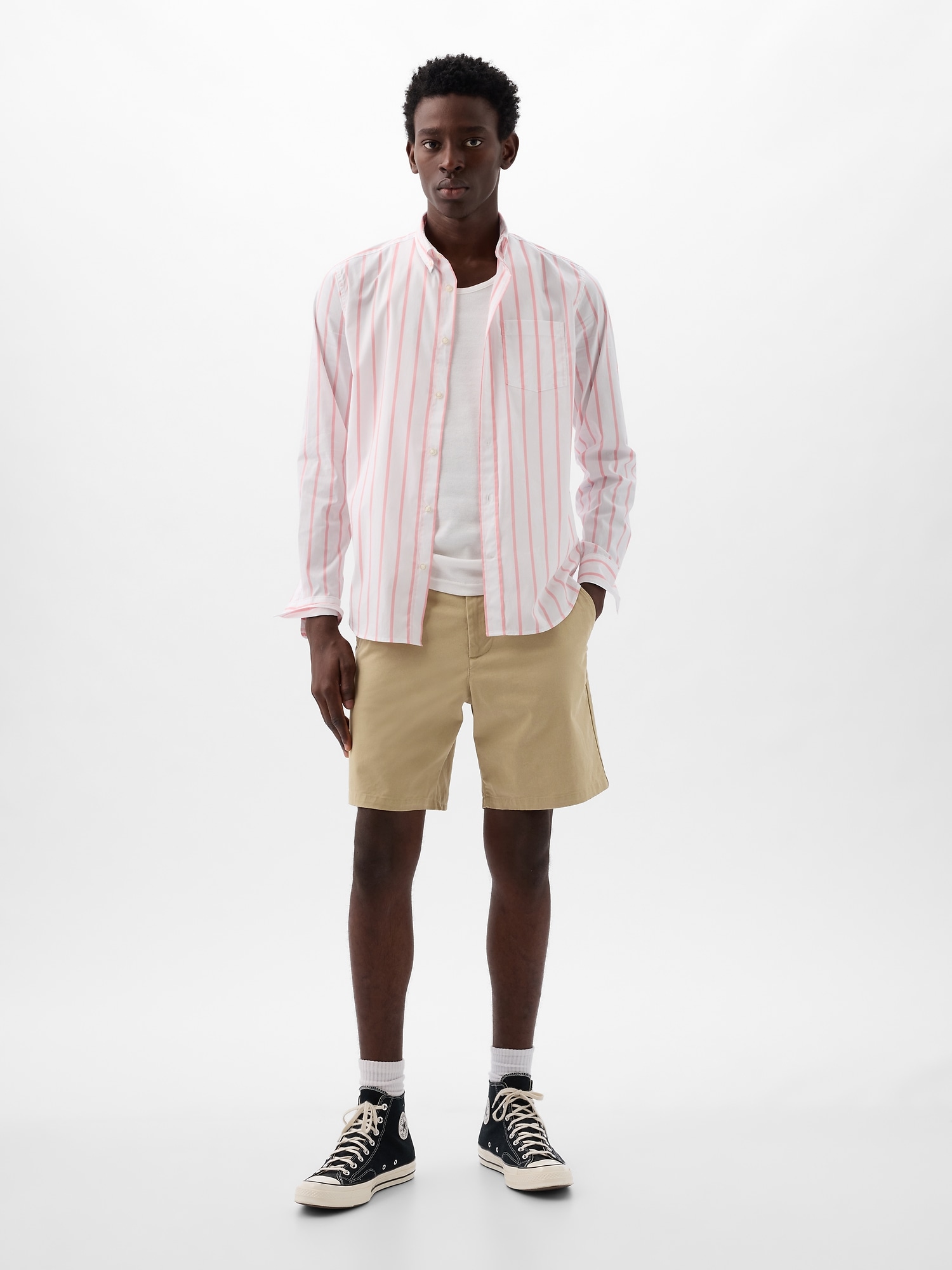 Gap 8&quot; Modern Shorts In Iconic Khaki