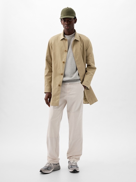 ★COOR★ Gauntlet sleeve mac coat (khaki) 202104-7006190-228-crmodel-fv-