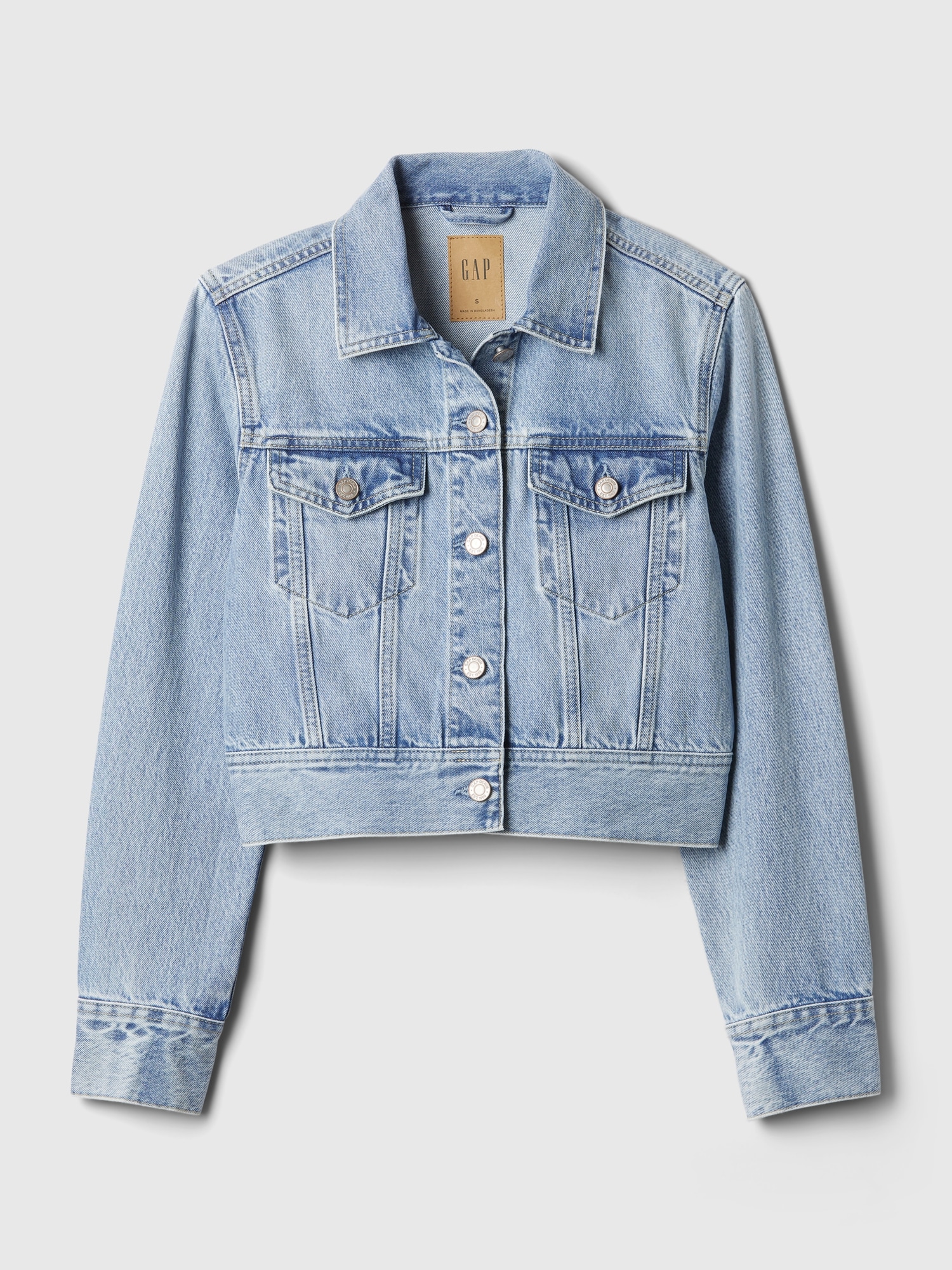 Cropped Icon Denim Jacket Gap