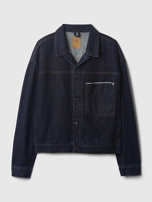 Image number 5 showing, Relaxed Selvedge Denim Icon Jacket