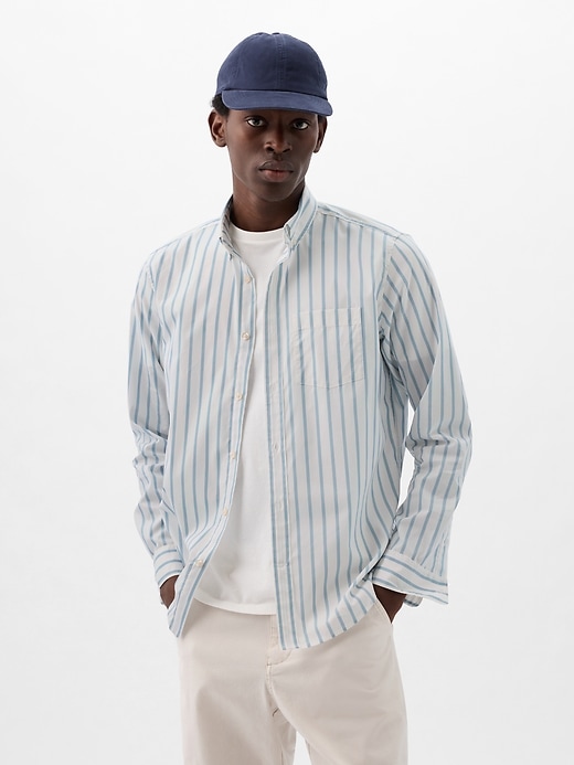 Image number 10 showing, All-Day Poplin Shirt in Standard Fit