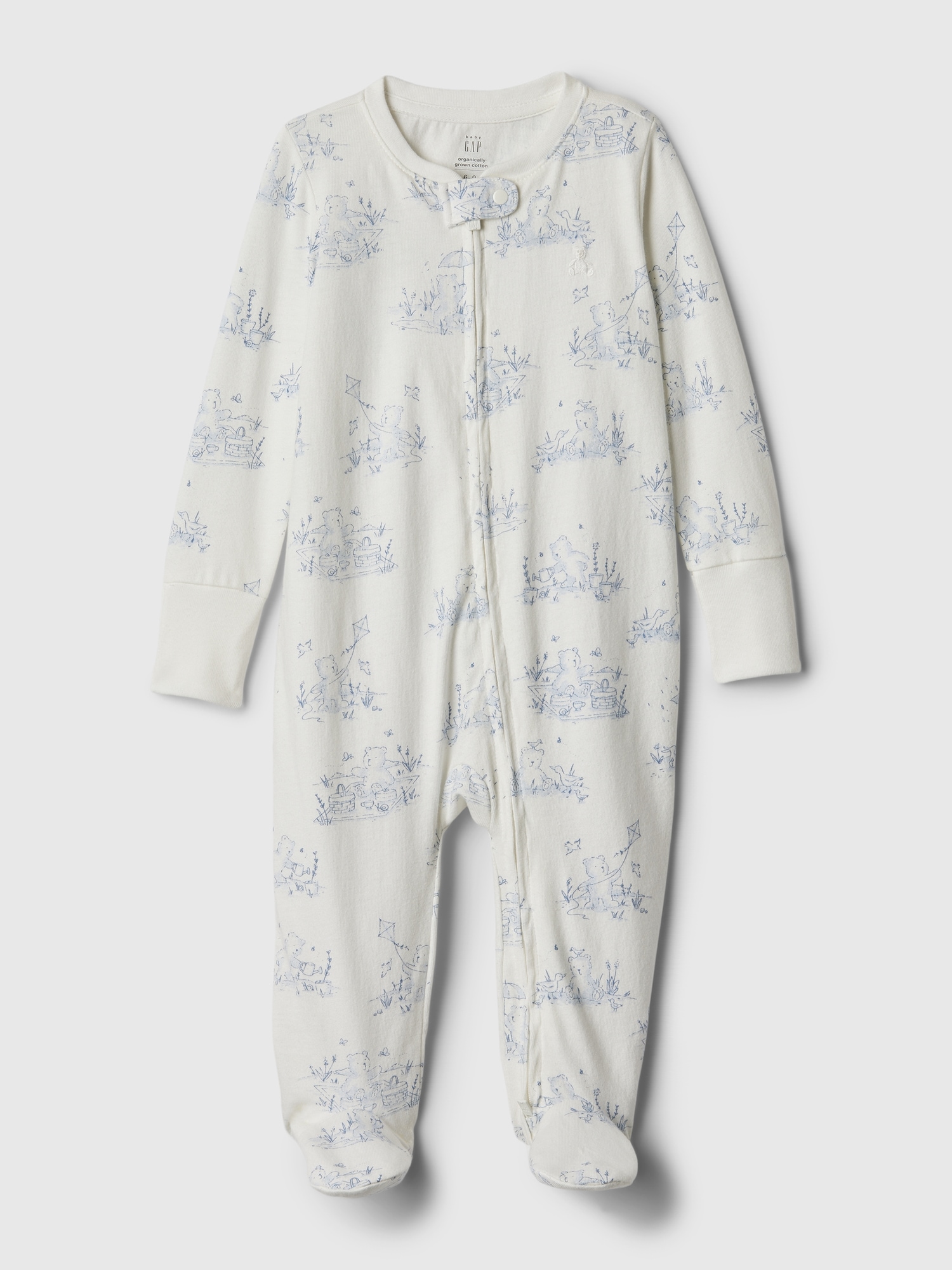 Gap Baby First Favorites Graphic One-piece In Toile