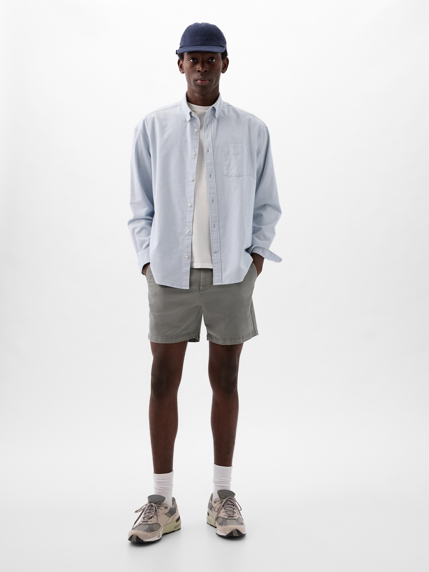 Gap 6" Vintage Shorts In Pilot Grey