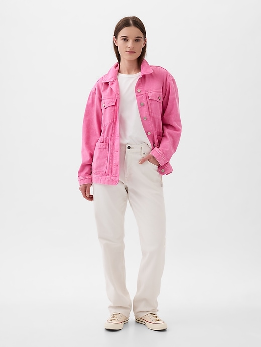 Cinched Denim Jacket | Gap