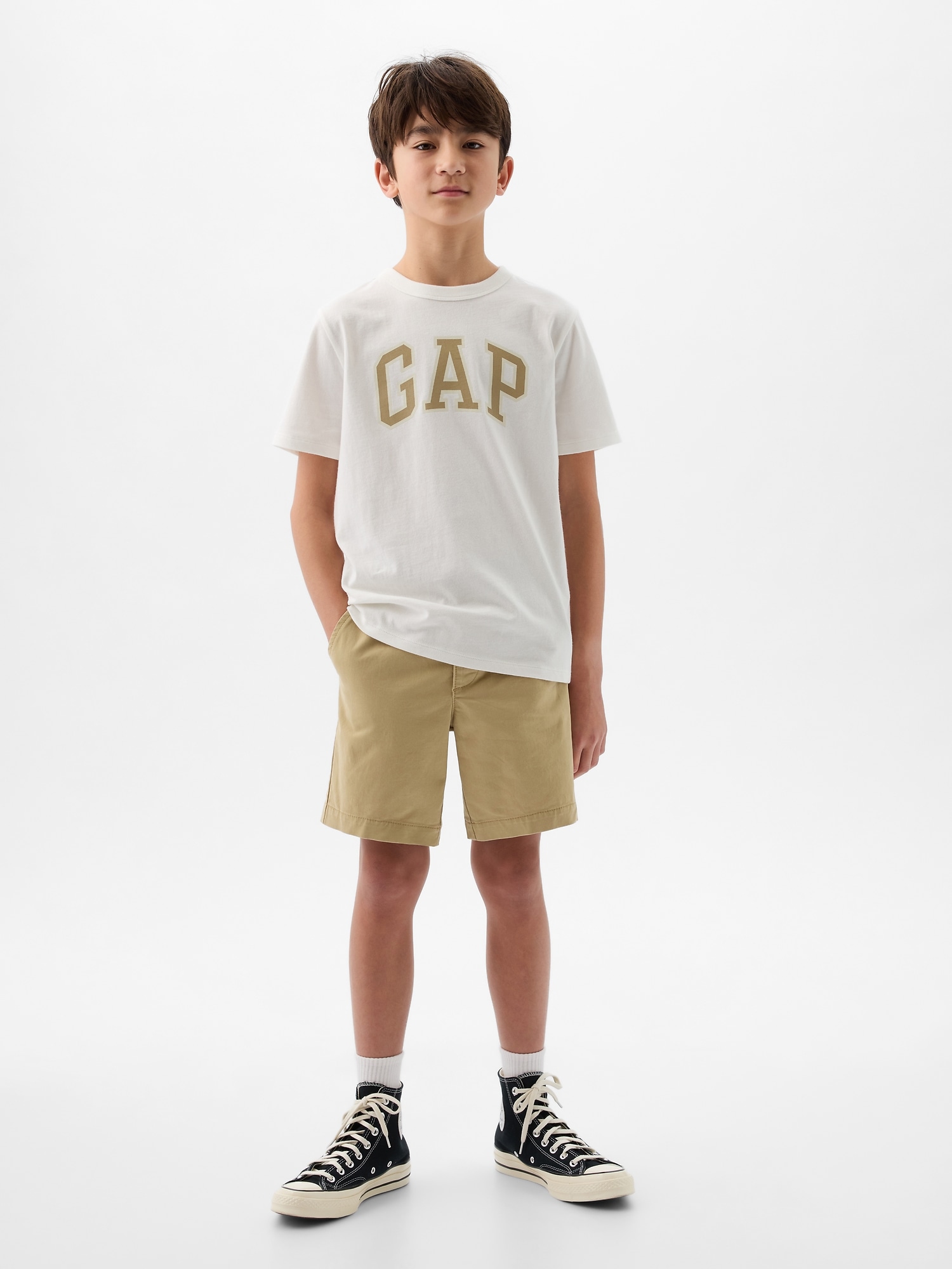 Kids Twill Easy Shorts | Gap