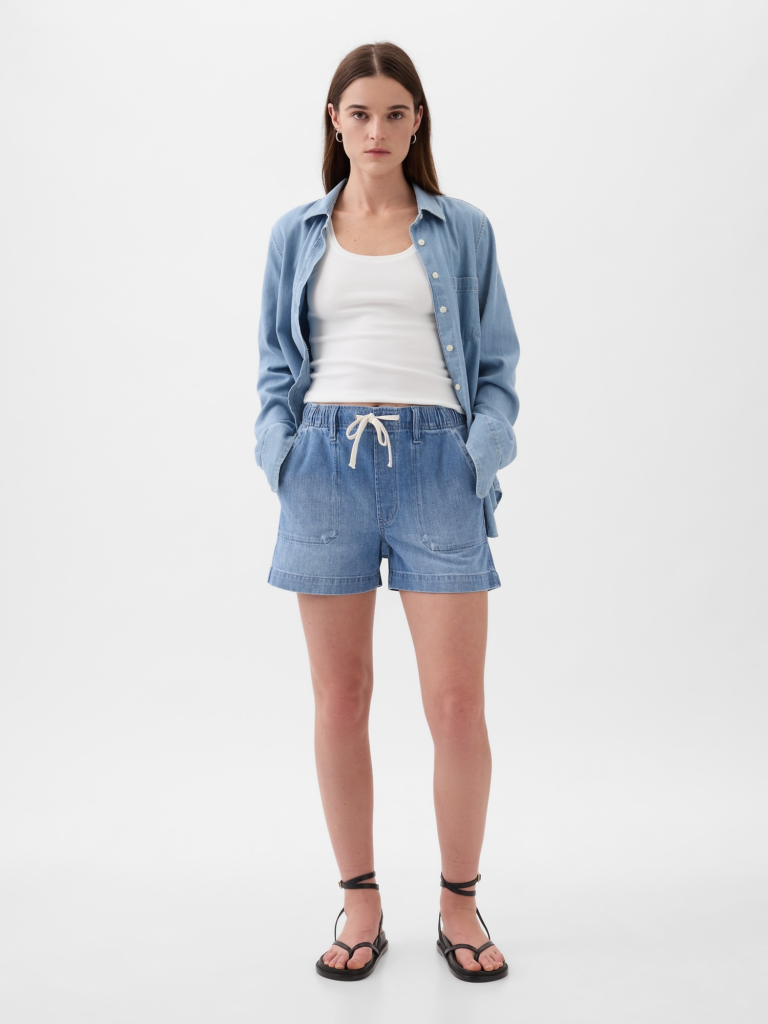 Denim Easy Shorts