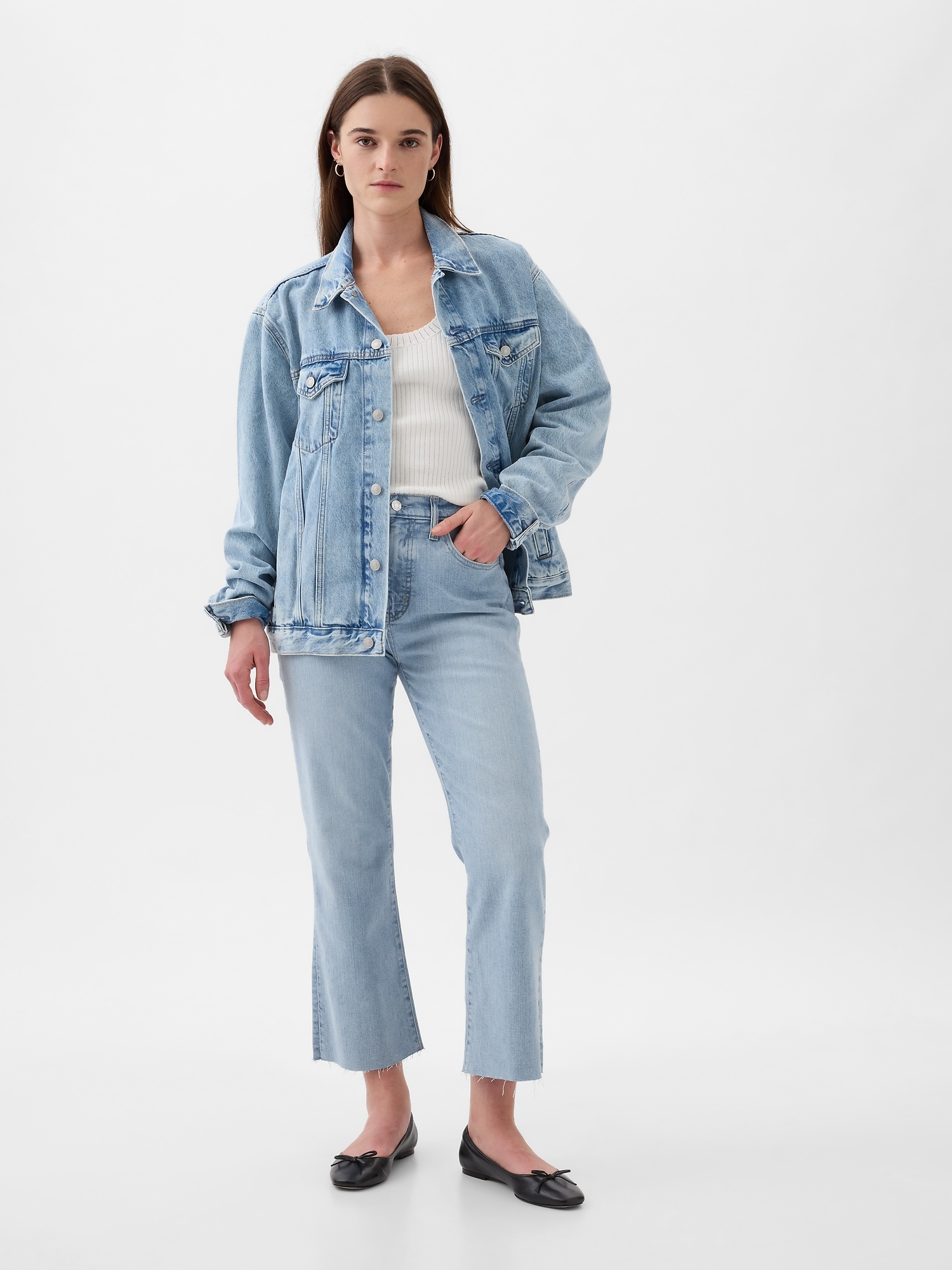 High Rise Kick Fit Jeans | Gap