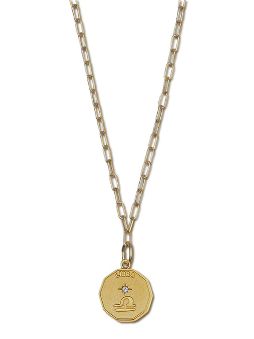 1 of 8 showing, with the color LIBRA of product HART Elemental Zodiac Necklace