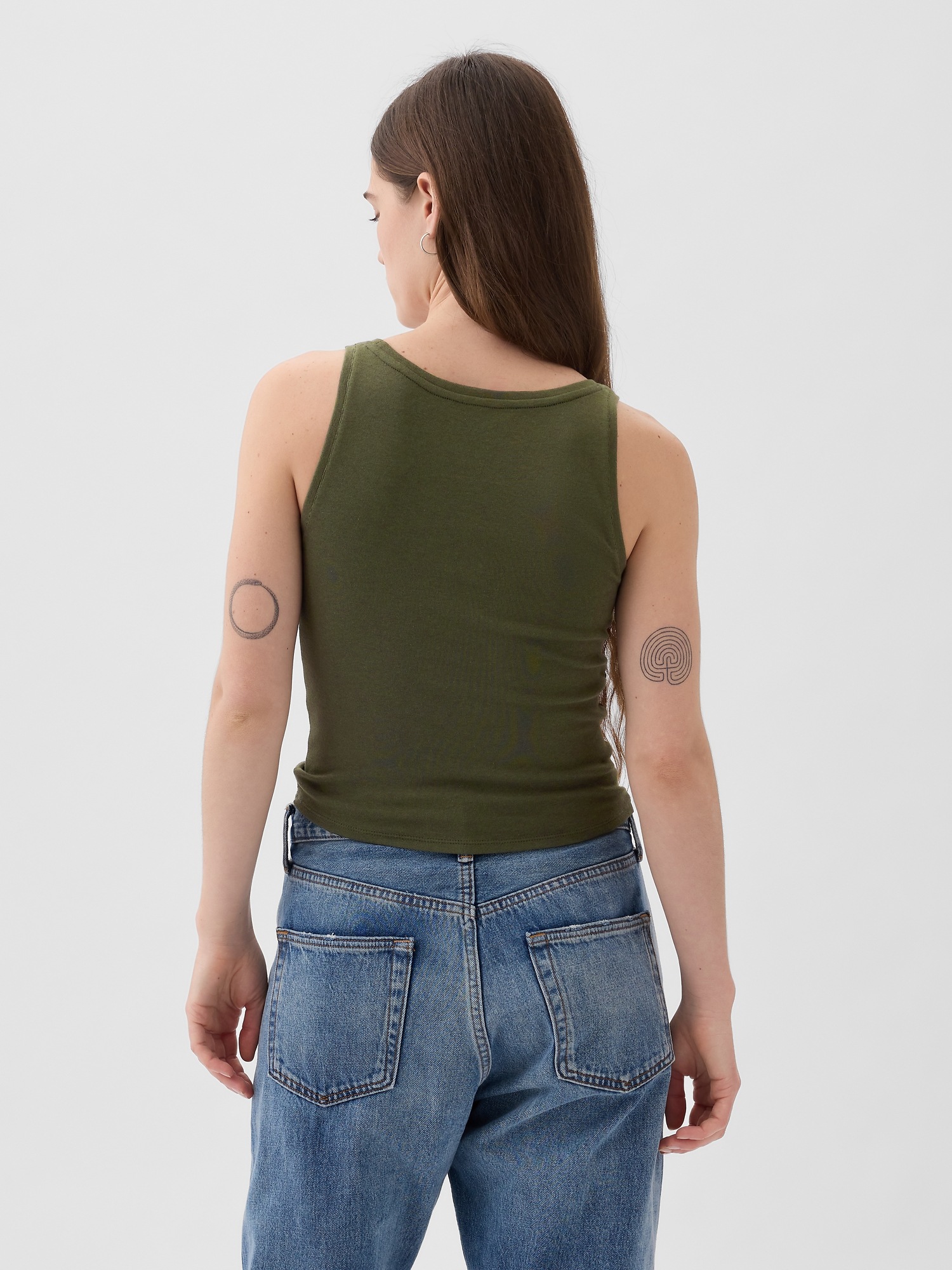 Modern Cropped Tank Top | Gap