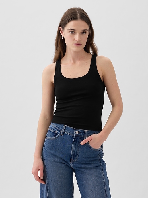 Image number 1 showing, Modern Cropped Tank Top