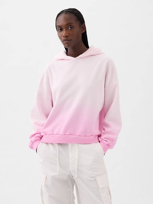 1 of 8 showing, with the color light pink ombré of product Vintage Soft Hoodie