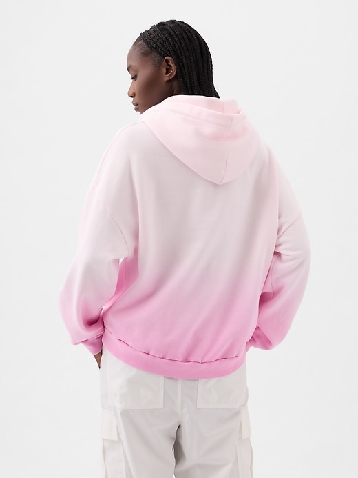 2 of 8 showing, with the color light pink ombré of product Vintage Soft Hoodie