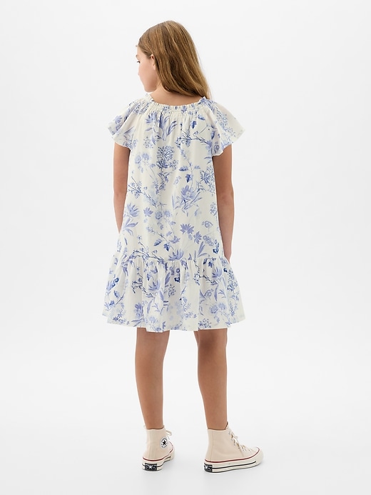 Image number 2 showing, Kids Floral Tiered Dress