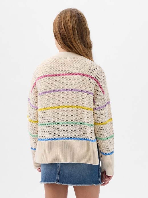 Image number 2 showing, Kids Pointelle Cardigan