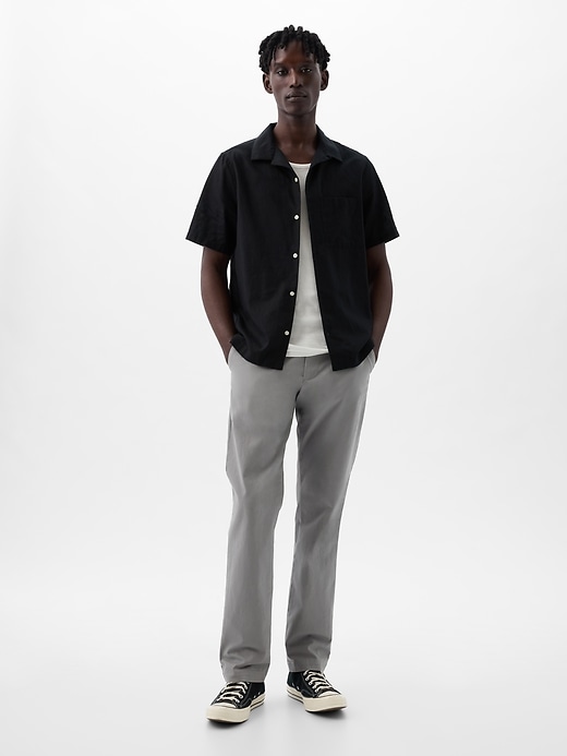 Image number 1 showing, Modern Khakis in Straight Fit with GapFlex