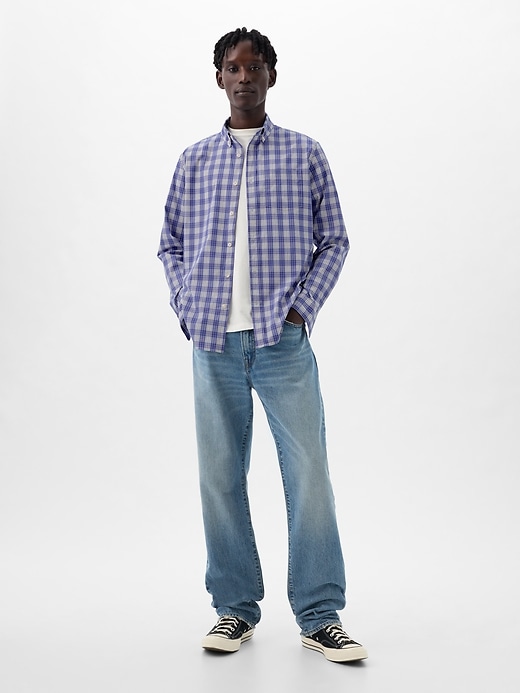 Image number 3 showing, All-Day Poplin Shirt in Standard Fit