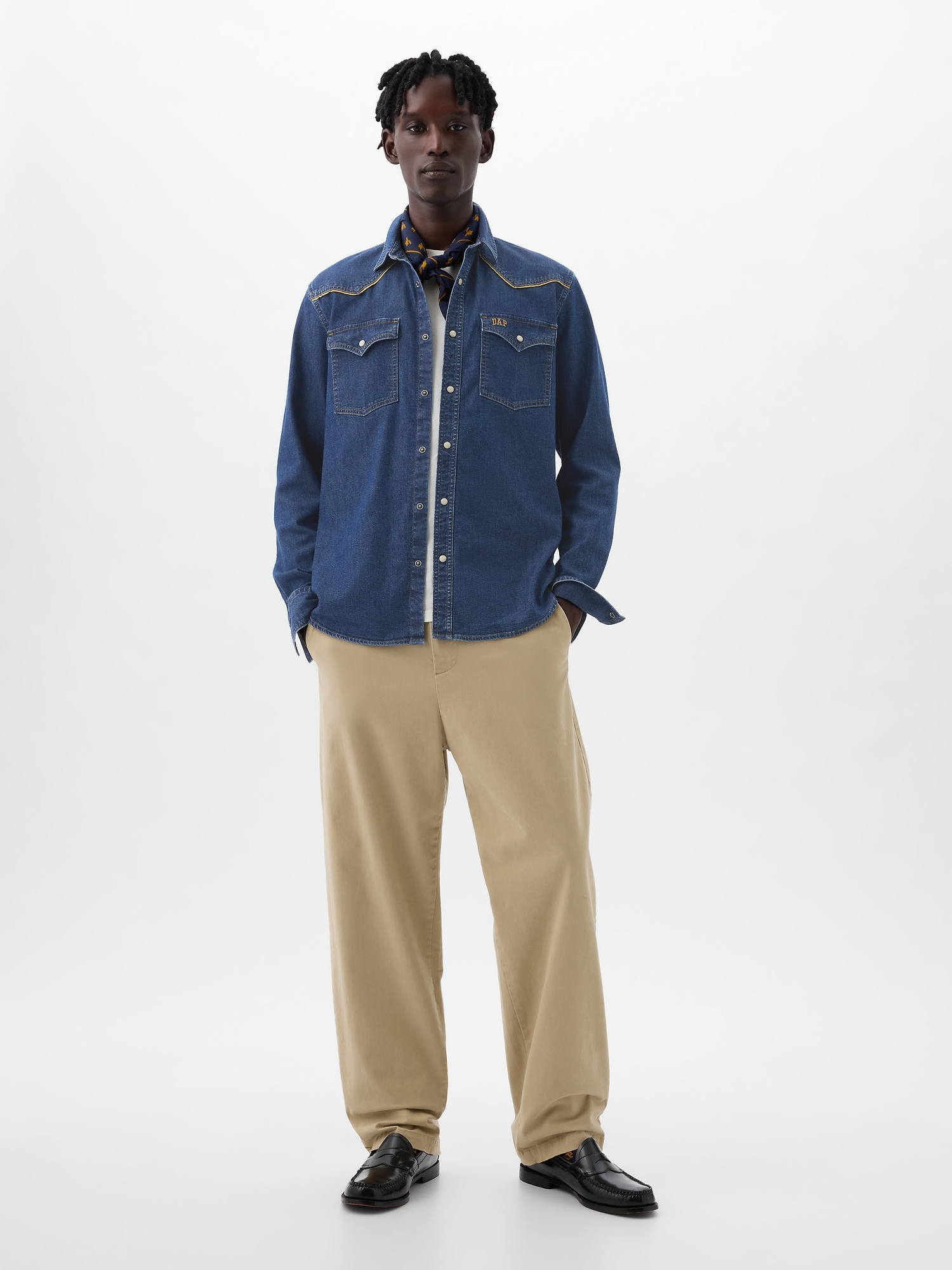 1969 Premium Denim Western Shirt | Denim western, Western denim shirt,  Premium denim