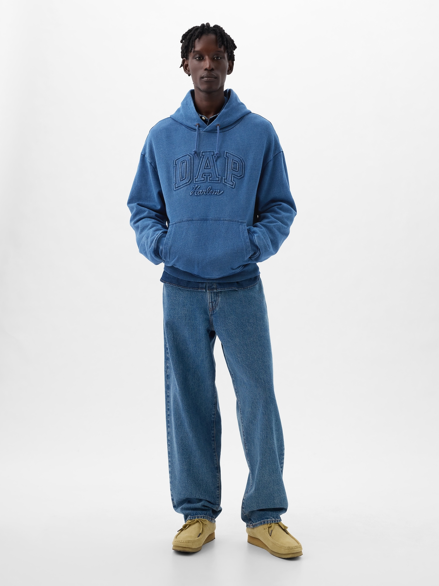 DAP GAP Denim Logo Hoodie Gap